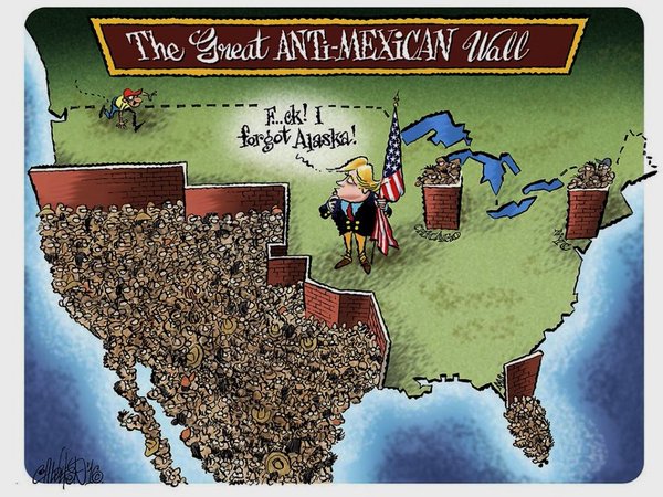 TRUMP, WALL, MURO, MEXICO