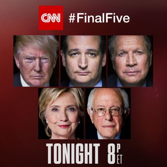 debate, cnn, trump, cruz, kasich, sanders