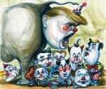 donald-trump-clown-gop-the-republican-circus-election-elections-2016