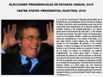 ELECCIONES PRESIDENCIALES DE ESTADOS UNIDOS, 2016. UNITED STATES PRESIDENTIAL ELECTION, 2016. GOP, GEORGE W. BUSH, JEB BUSH, DONALD TRUMP, HILLARY&nbsp;CLINTON