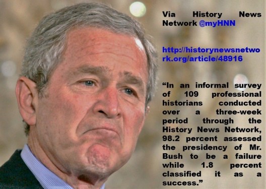 George W. Bush the worst president in US History