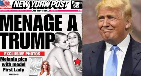 MELANIA TRUMP, MENAGE A TRUMP