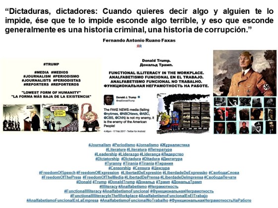 donald-trumpjournalismperiodismoliteratureliteraturafreedom-of-speechlibertad-de-expresionfreedom-of-the-presslibertad-de-prensacensorshipcensuradictatorshipdictaduratyrannytirania