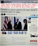 Lavrov,Putin,Tillerson,Trump,Syria,Syria,Bashar al-Assad,terrorism,terrorismo,ISIS.Do not strike the Syrian regime&nbsp;again