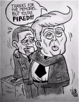 TRUMP, COMEY, CARTOON….