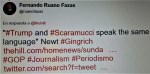 Newt Gingrich.Trump and Scaramucci speak the same language.GOP,MAGA,ELECTION,ELECCIONES,JOURNALISM,PERIODISMO,RUSSIA,RUSIA,PUTIN,OBAMA,CLINTON