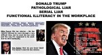 DONALD TRUMP PATHOLOGICAL LIAR,SERIAL LIAR,FUNCTIONAL ILLITERACY IN THE WORKPLACE,MIKE PENCE,TIM KAINE,HILLARY CLINTON,RUSSIA,RUSIA,PUTIN,CUBA,CASTRO,OBAMA,EMBARGO,BLOQUEO