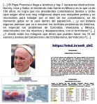 PAPA FRANCISCO,VATICANO,COLOMBIA,FARC,SANTOS,URIBE,TERREMOTO MÉXICO,HURACÁN,HARVEY,IRMA,KATIA,JOSÉ,MUERTOS,CATOLICISMO,CRISTIANISMO,ELECCIONES