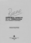 Bóris Danilóvich Ovchínnikov. Problemas teóricos de la criminología. Fernando Antonio Ruano Faxas. Criminalística.&nbsp;00