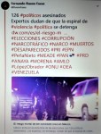 FERNANDO ANTONIO RUANO FAXAS. IMAGOLOGÍA, PAISOLOGÍA, MÉXICO, ELECCIONES, CORRUPCIÓN, NARCOTRÁFICO, MUERTOS, DESAPARECIDOS, 126 POLÍTICOS ASESINADOS EN PROCESO ELECTORAL 2018,&nbsp;TRUM