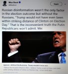 UNITED STATES OF AMERICA, ELECTION, ELECTIONS, ELECCIONES, TRUMP, PUTIN, RUSSIA, RUSIA, KREMLIN, INTERNET, FACEBOOK, ASSANGE, WIKILEAKS, MUELLER, HILLARY CLINTON, COMEY, FBI, CIA, GOP, M