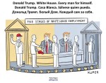 FERNANDO ANTONIO RUANO FAXAS. Trump, White House, Every man for himself. Casa Blanca, Sálvese quien pueda. Трамп, Белый Дом, Каждый сам за себя. Peter Kuper, Election, Elecciones, Выборы, Russia, Putin,&nbsp;Mueller