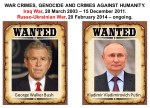 Fernando Antonio Ruano Faxas. WAR CRIMES, GENOCIDE, CRIMES AGAINST HUMANITY. George W. Bush, Iraq War. Vladimir Putin, Russo-Ukrainian War. Russia, Росія, Россия, Rusia. Ukraine, Україна, Украина, Ucrania. Путін, Путин,&nbsp;Putin